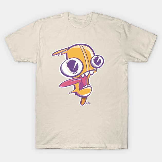 Screaming Popsicle: Creamsicle T-Shirt by MonocleDrop